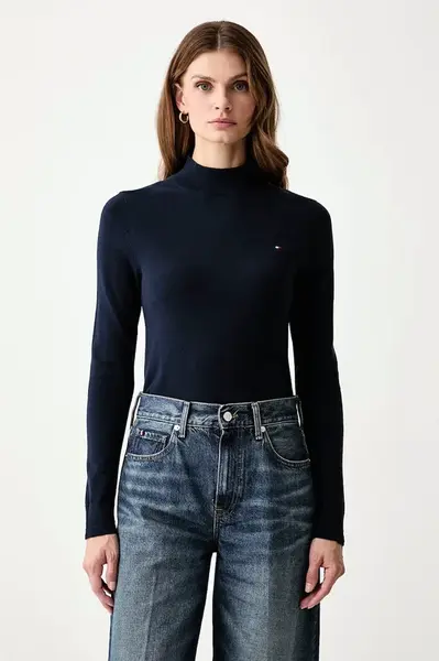 Tommy Hilfiger  polorolák dámsky s bavlnou