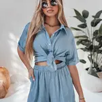 Dámský lněný komplet LINEN LOVE