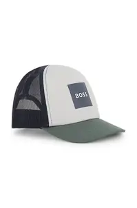 BOSS  Dětská bavlněná kšiltovka
