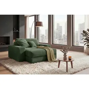 P & B XXL KŘESLO, textil, zelená