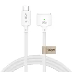 Tech-Protect MMC01 magnetický kábel USB-C / MagSafe 3 140W 3m, biely