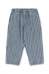 Konges Sløjd  rovné džíny dětské MAGOT PANTS GOTS