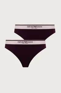 Emporio Armani Underwear  tangá dámske bavlnené s elastanom 2-pak