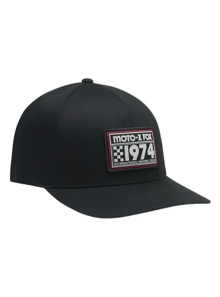 Fox kšiltovka 1974 Flexfit Black | Černá | Velikost L/XL