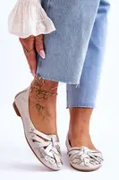 Dámské Kožené Baleríny Maciejka