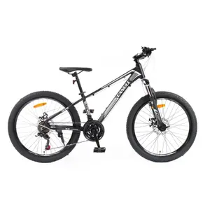 Juniorské kolo Canull XC 241 24" - model 2026 • 137-152 cm S (137-152 cm)  černá/bílá