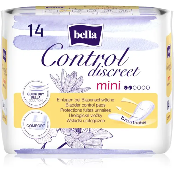 BELLA Control Discreet Mini inkontinenčné vložky 14 ks