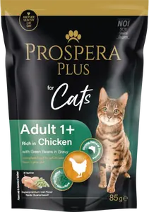 Kapsička Prospera Plus Cat Adult 1+ kuře s fazolkami 85g
