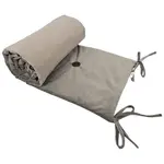 EKO Mantinel do postýlky bavlněný Velvet Dark Beige 360cm