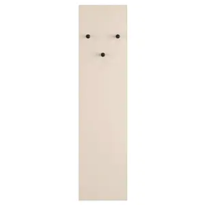Selsey NÁSTĚNNÝ VĚŠÁK Caletto béžový, se 3 háčky, 34 cm
