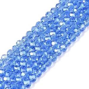 Electroplate Glass Beads Strands