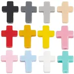 24Pcs 12 Colors Silicone Beads