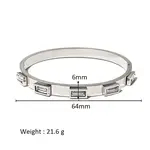 304 Stainless Steel Hinged Bangles
