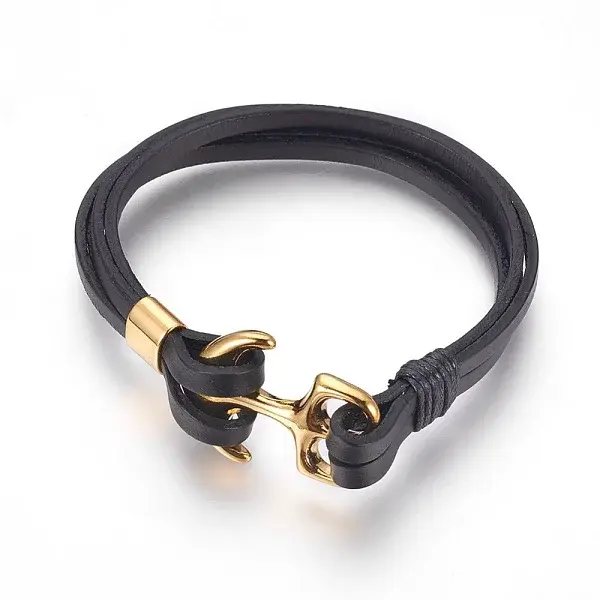 Leather Cord Multi-strand Bracelets