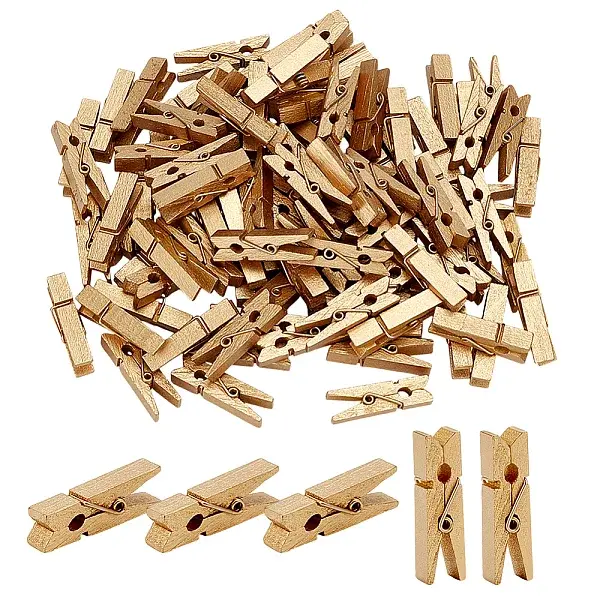 80Pcs Wood Spirit Clips