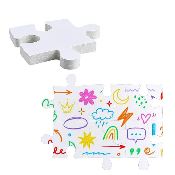 Blank Puzzle Card Paper
