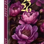 18měsíční diář Petito Fialové květy 2025/2026