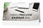 Měsíční pracovní kalendář 2026 - stolní kalendář