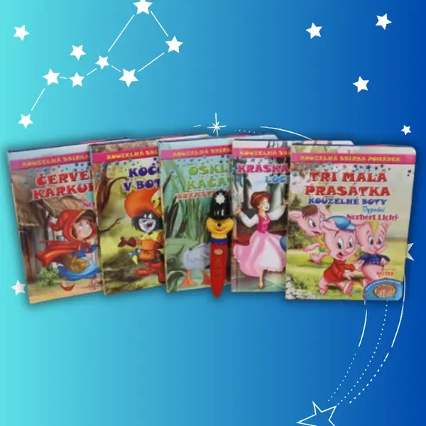 Kouzelná sbírka pohádek s perem Červená Karkulka + 4 další pohádky (1)
