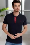 T8560 DEWBERRY T-SHIRT-DARK NAVY BLUE