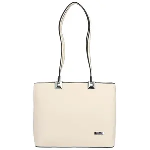 Dámská kabelka na rameno pudrová - Delami Velvet Touch