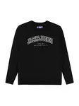 Jack & Jones Junior Mikina  čierna / biela