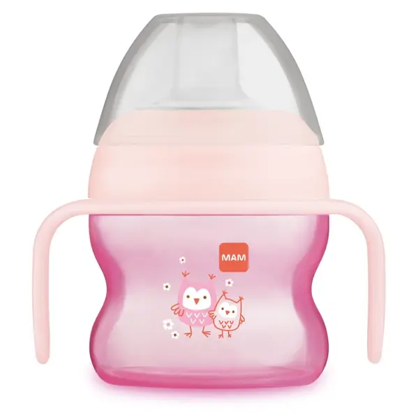 MAM Hrnček štartér cup ružový 4m+ 150 ml