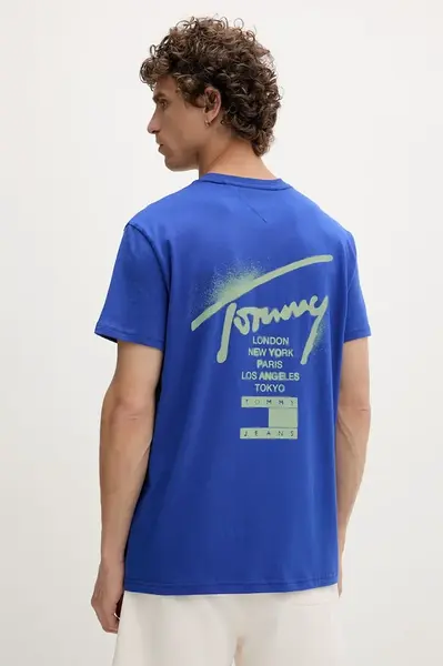 Tommy Jeans tričko pánské bavlněné