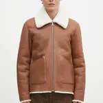 Paul Smith Oboustranná kožená bunda Paul Smith