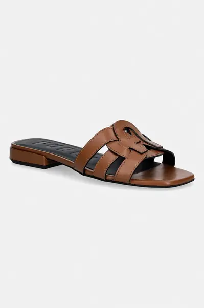 Furla pantofle dámské kožené Summer