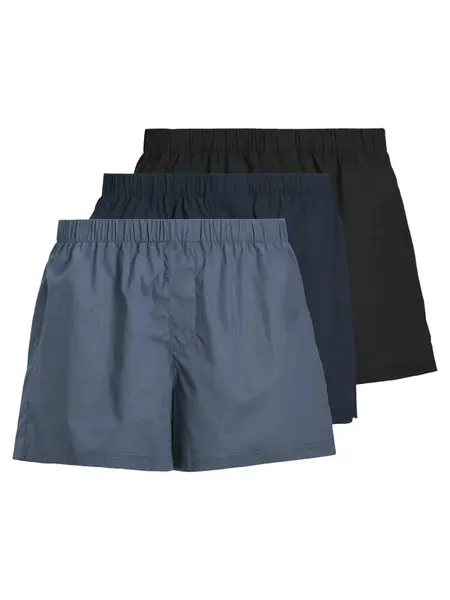 JACK & JONES Boxerky 'Milano'  modrá / námornícka modrá / čierna