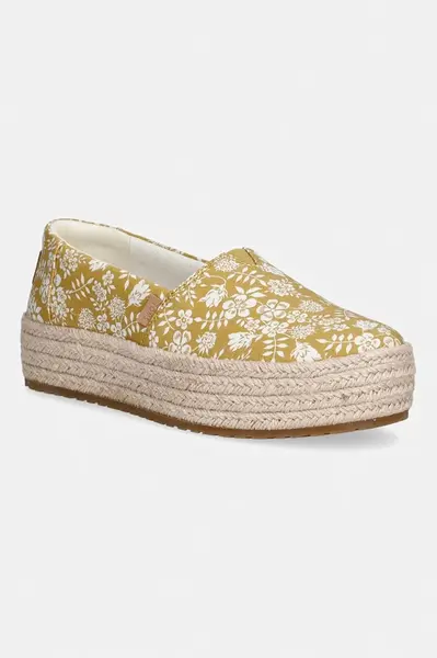 Toms espadrilky na platforme dámske VALENCIA