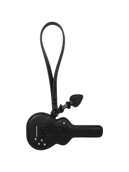 Karl Lagerfeld Prívesky na kľúče 'Ikon Guitar'  čierna