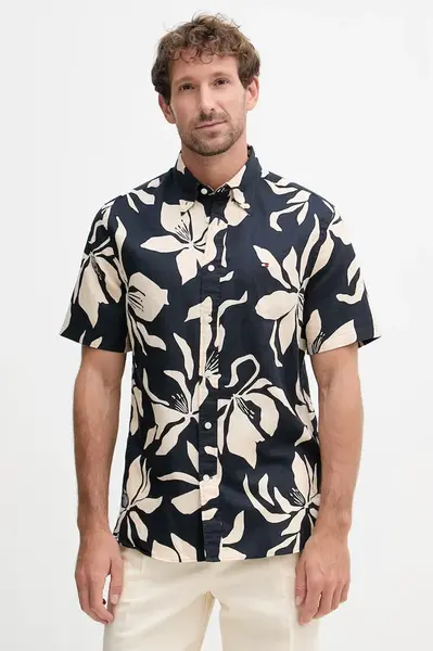 Tommy Hilfiger košile pánská se lnem