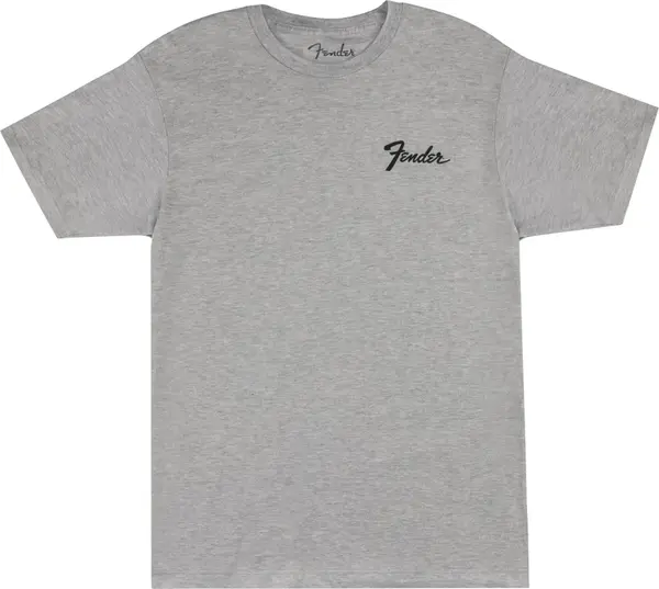 Fender Transition Logo Tee, Athletic Gray, XXL