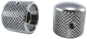Ernie Ball Tele-style Knobs Chrome Plated Brass Set of 2