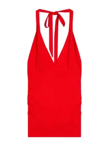 Bershka Top  červená