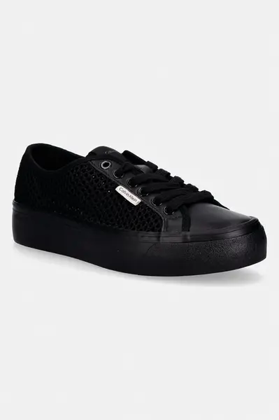 Calvin Klein VULC FLATF LACE UP LIN MESH sneakers boty dámské
