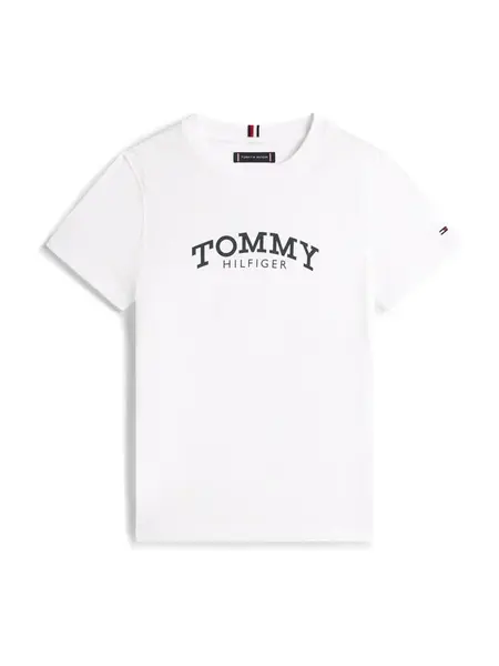 TOMMY HILFIGER Tričko  čierna / biela