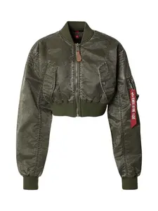 ALPHA INDUSTRIES Prechodná bunda 'MA-1'  olivová