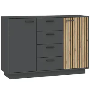 Komoda nr 8 antracitová/artisan