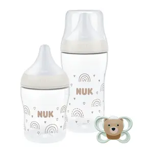 NUK Perfect Match Dárkový set 0–3m+ 3 ks rainbow
