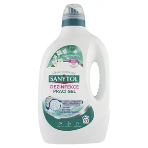 Sanytol Dezinfekce prací gel bílé květy 2,65 l