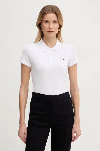 Karl Lagerfeld polo tričko dámske bavlnené IKON