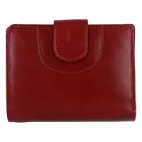 Elegantní kožená peněženka tmavě červená - Tomas Pilia