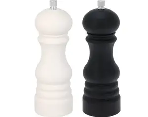 Slánka a pepřenka 17,5 cm, černá/bílá