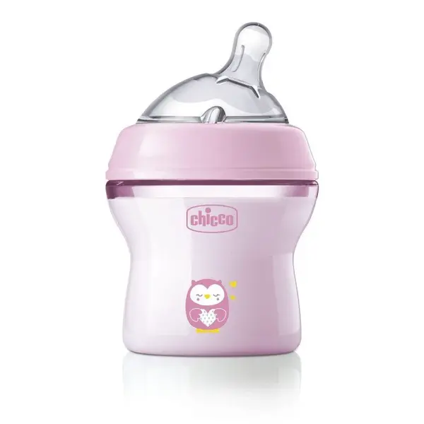 Chicco Láhev kojenecká Natural Feeling 150 ml dívka 0m+