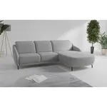 Sit & More ROHOVÁ SEDAČKA, textil, šedá