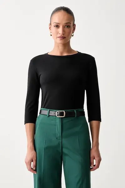 Weekend Max Mara tričko s dlhým rukávom dámske bavlnené s elastanom WKDMULTIA