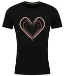 Korda tričko womens love t-shirt black - xl